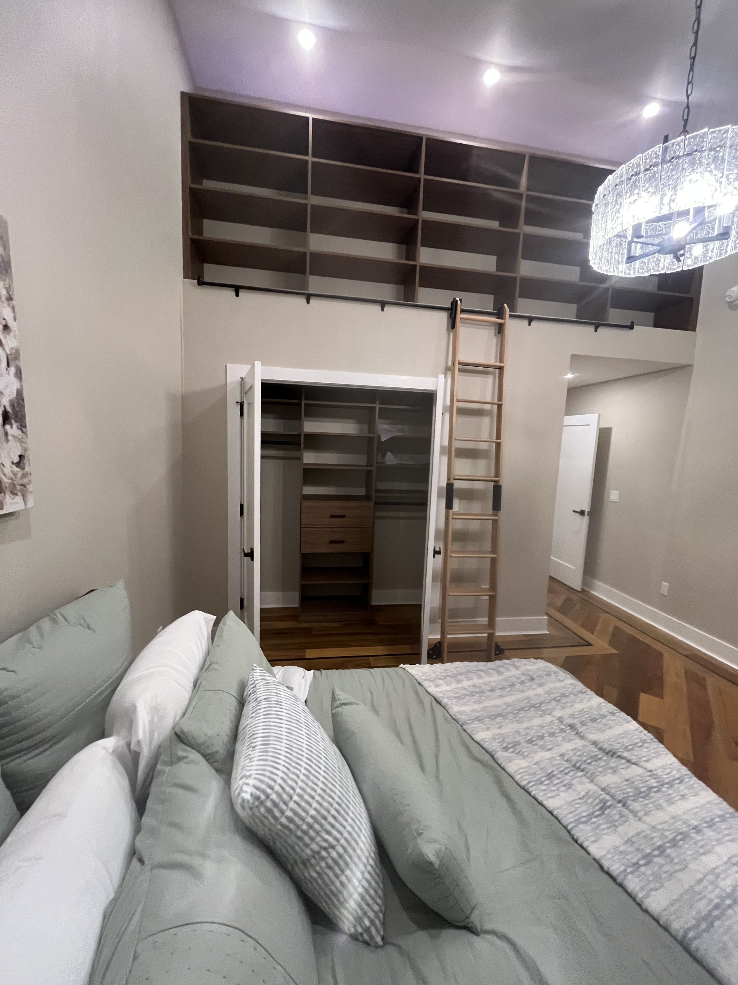 Completed closet