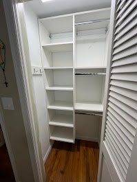 Completed closet