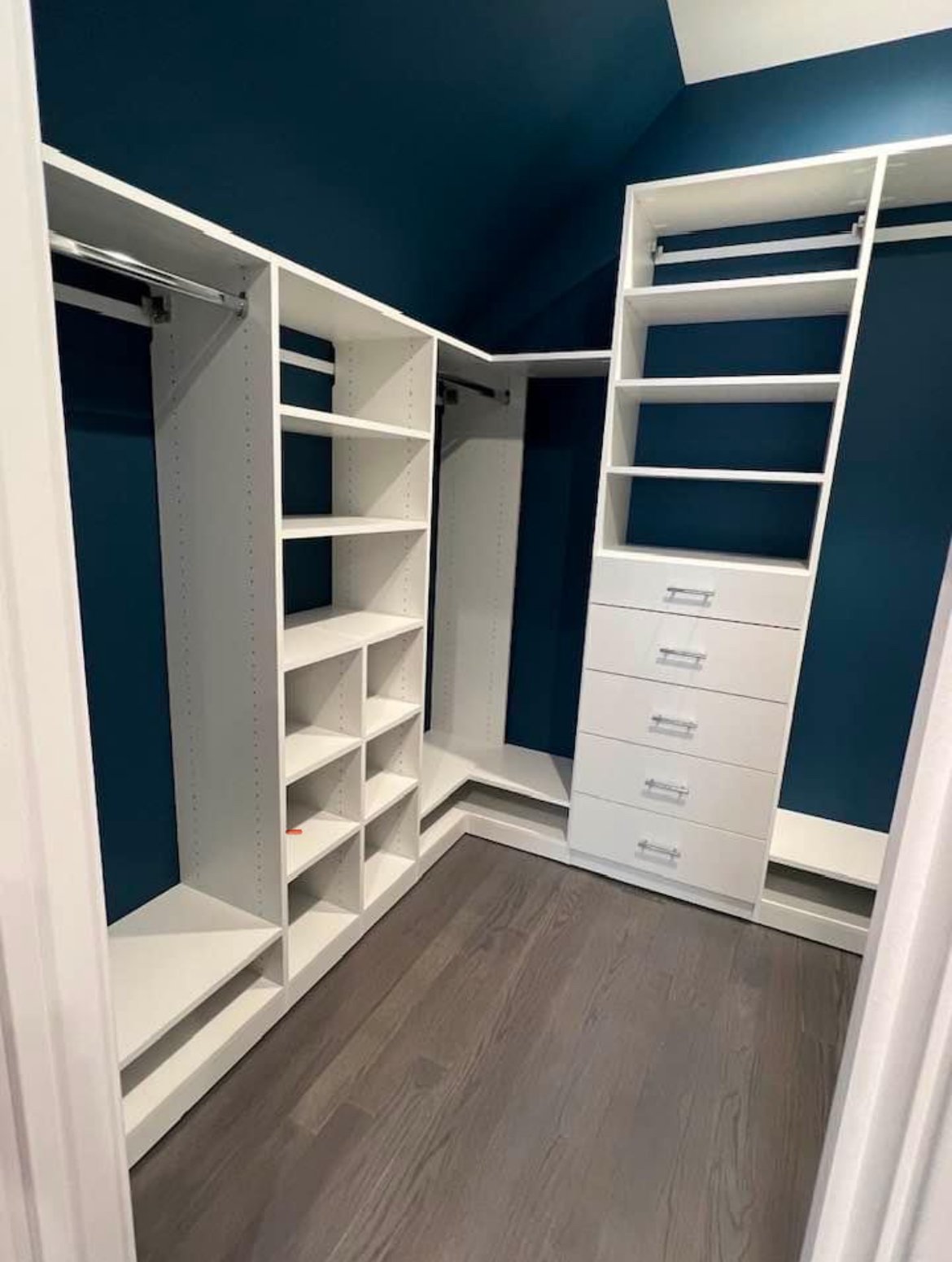 Completed custom closet install