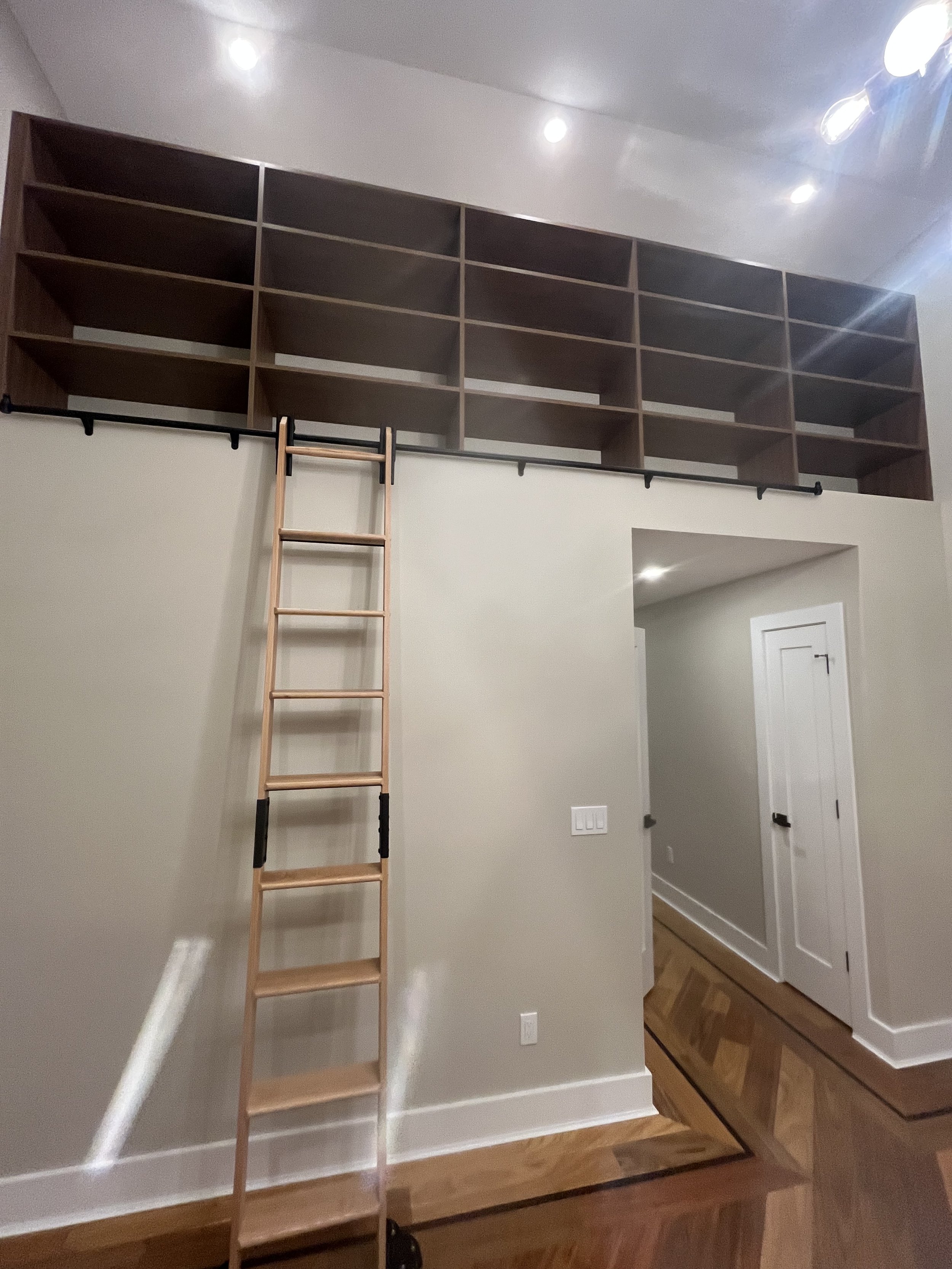 Completed closet