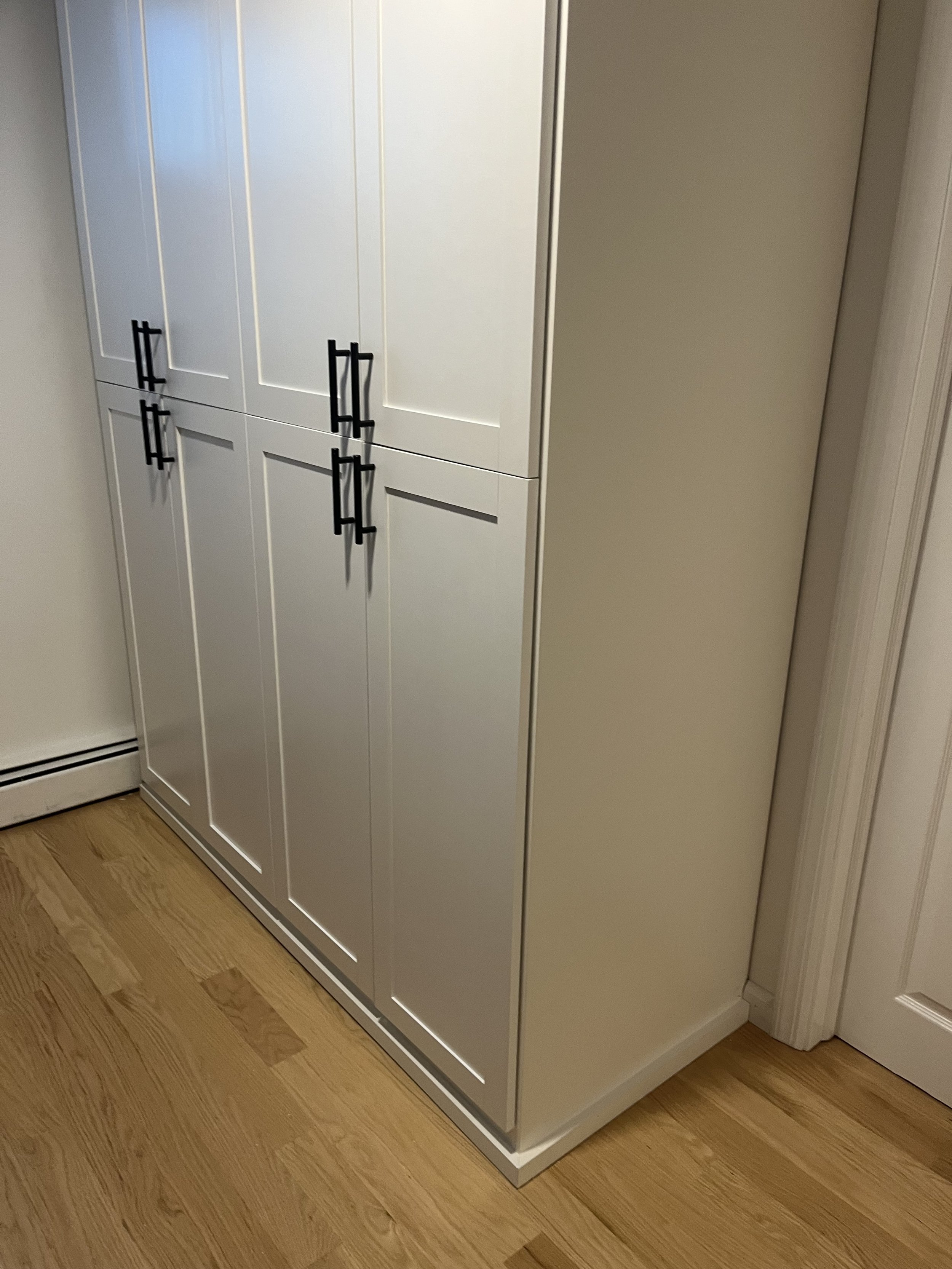 Completed closet