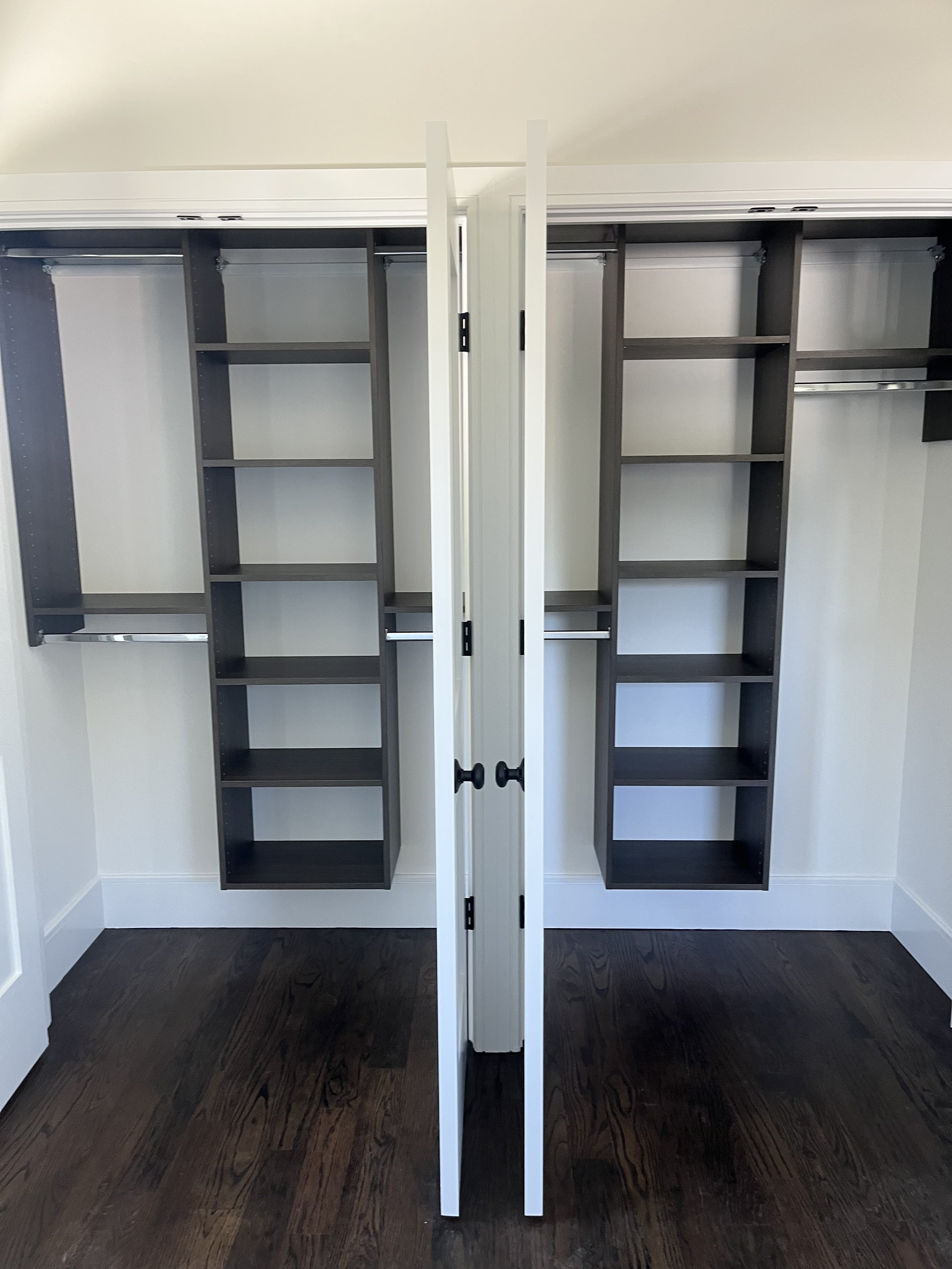 Completed closet