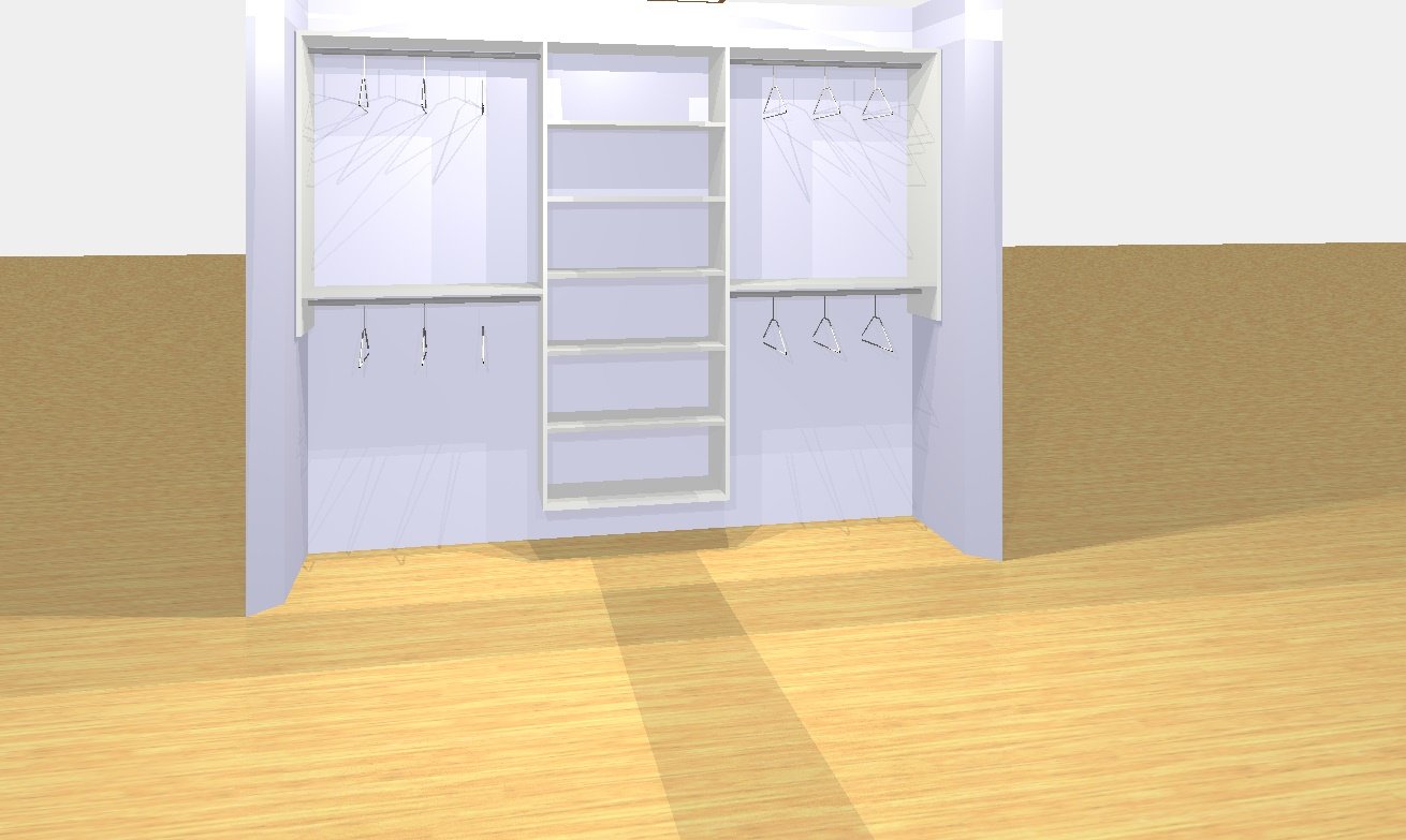 Paolo Madison Dr bedroom reach-in
