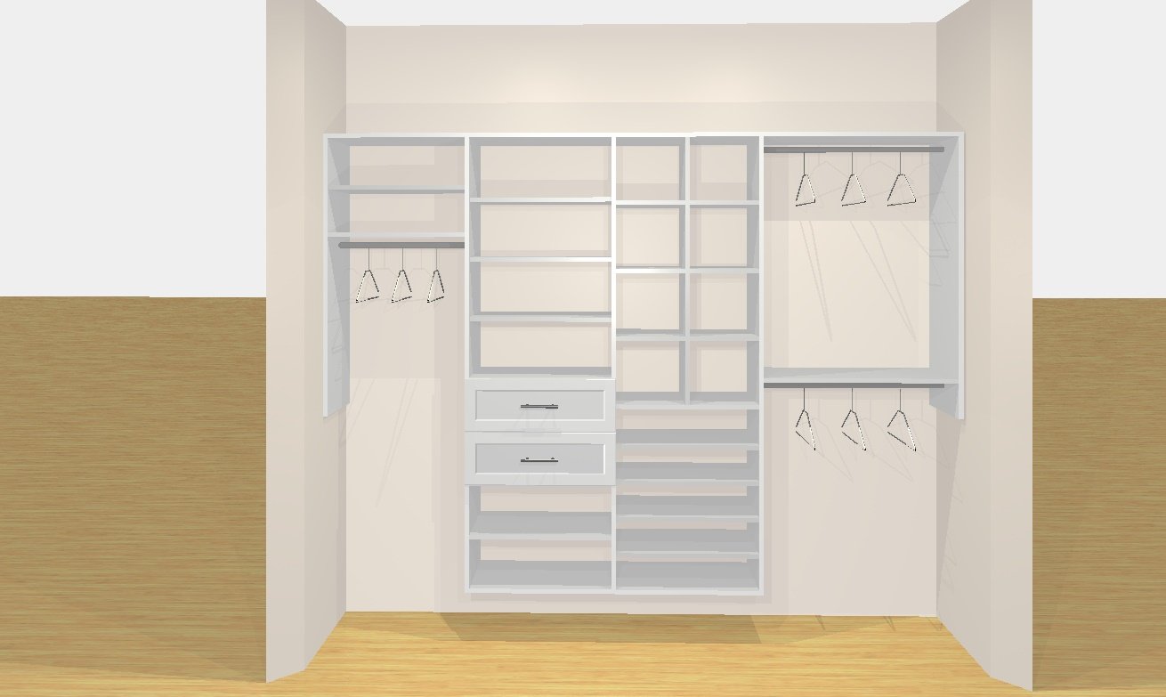 Paolo Madison Dr 1st floor bedroom reach-in