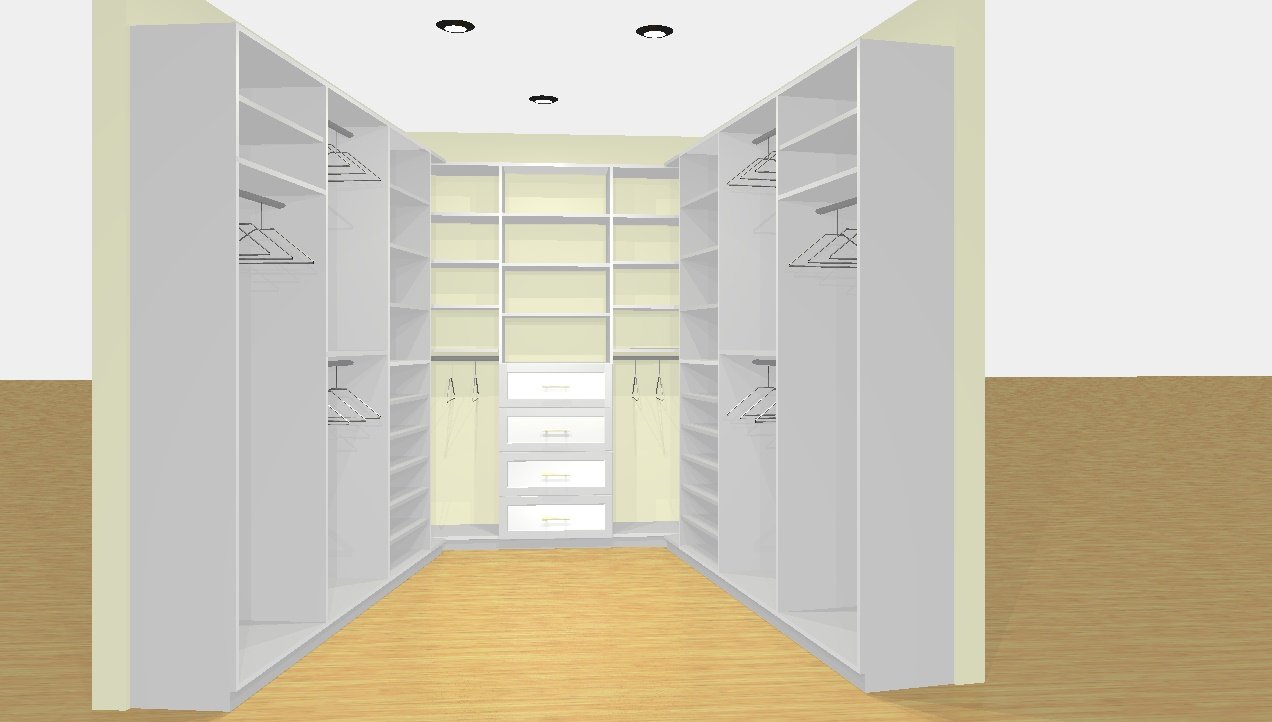 Abdul Wahid wide view walk-in closet