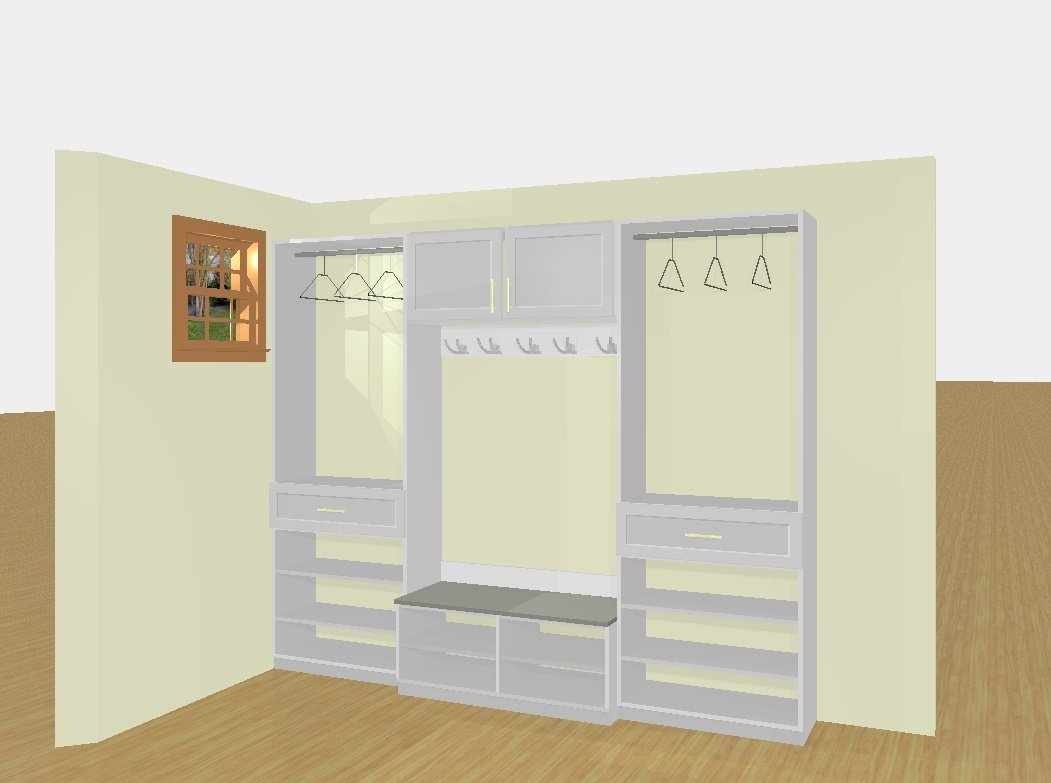 Mark West Birchwood mudroom