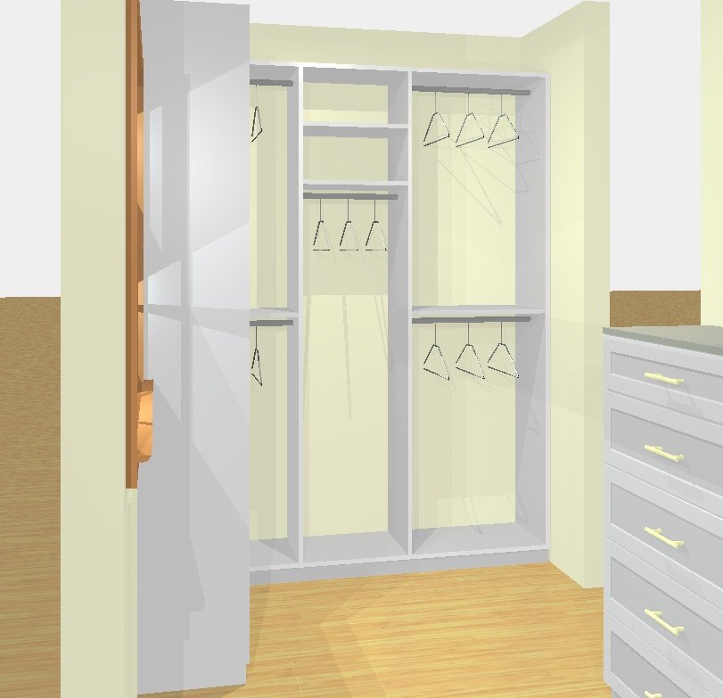 Jessica Clingo walk-in 3D rendering